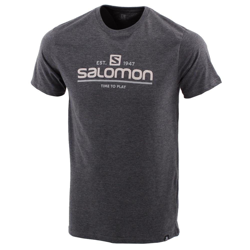 SALOMON UK TIME TO PLAY SS M - Mens T-shirts Grey,QMLC60821